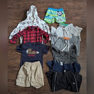 Kids Clothing Bundle with Hoodie, Shirts, and Shorts